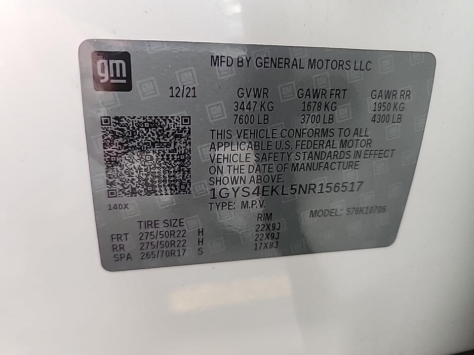 2022 Cadillac Escalade Sport AWD