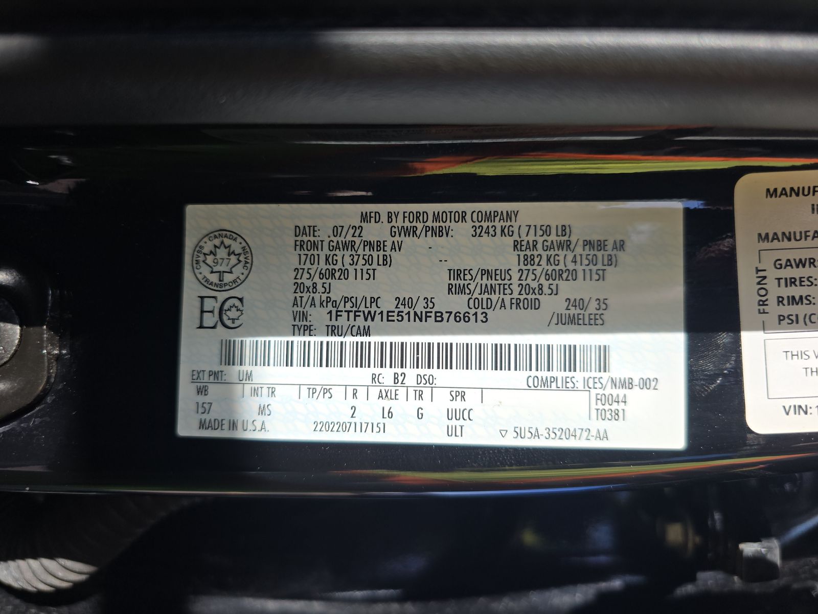 2022 Ford F-150 XLT AWD