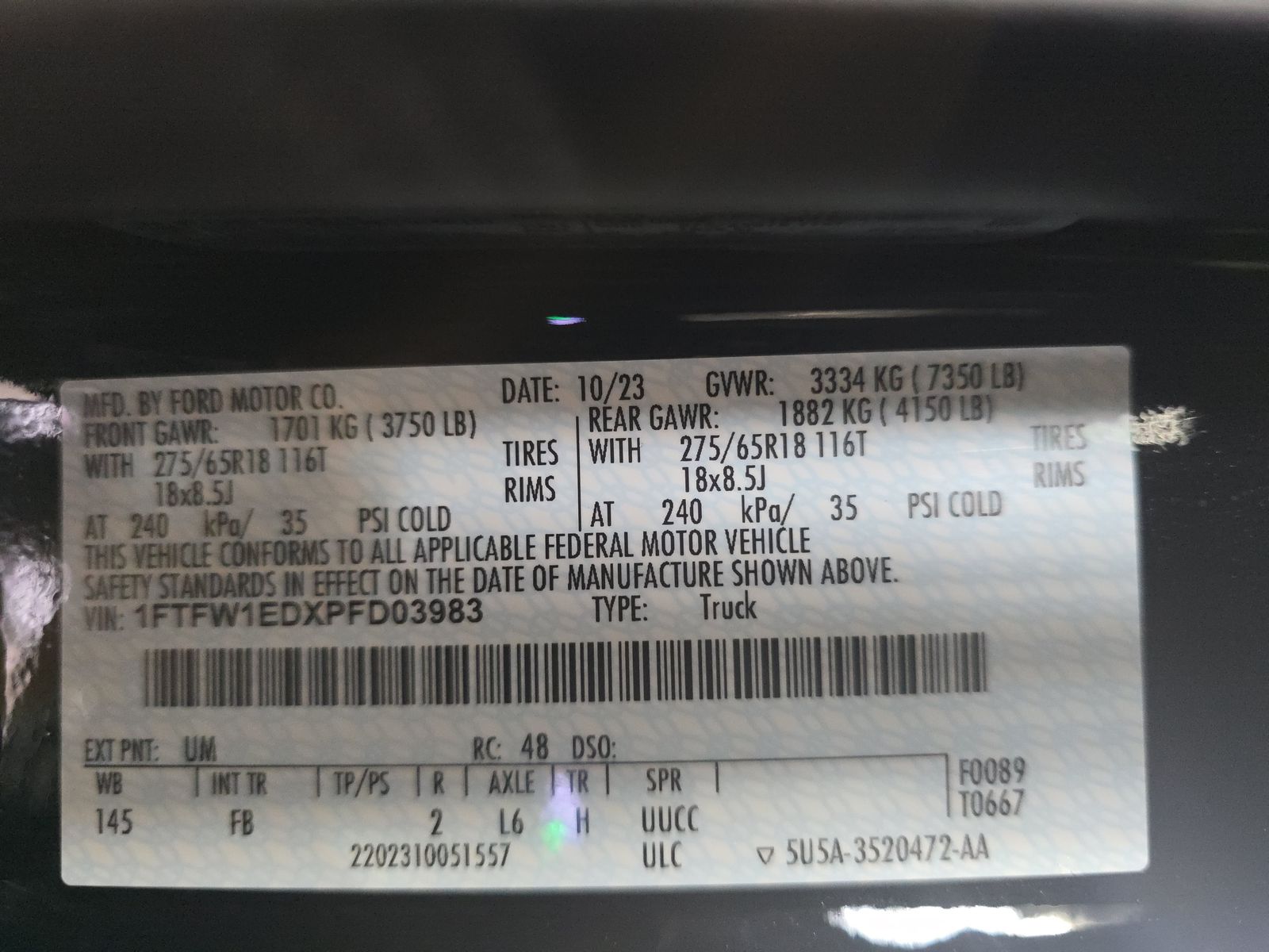 2023 Ford F-150 Hybrid XLT AWD