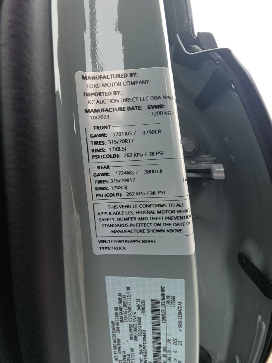 2023 Ford F-150 Raptor AWD