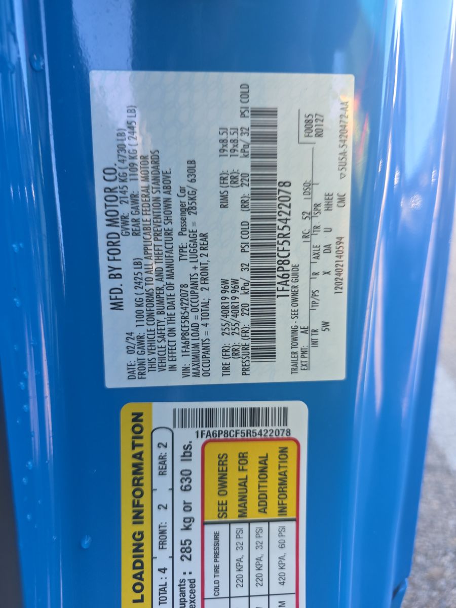 2024 Ford Mustang GT Premium FWD