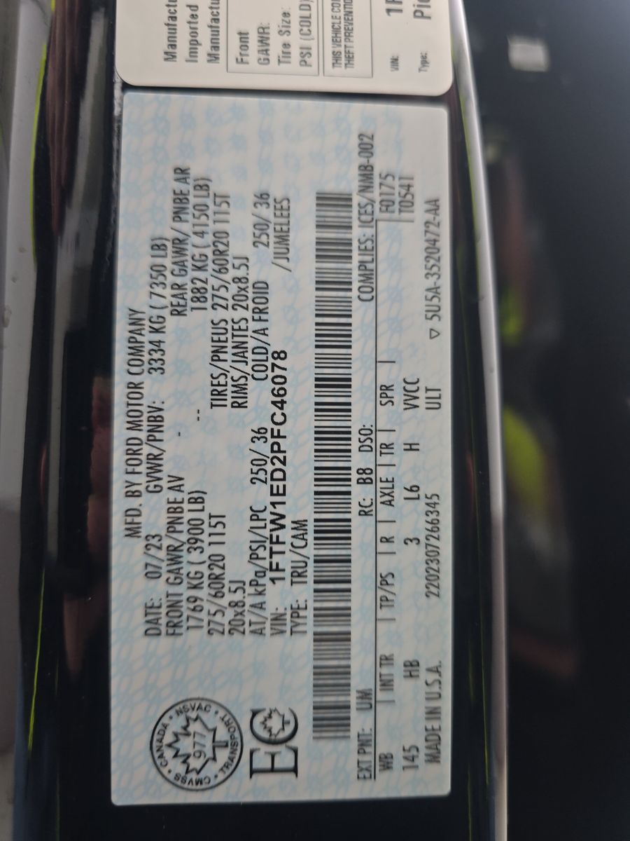 2023 Ford F-150 Hybrid Lariat AWD