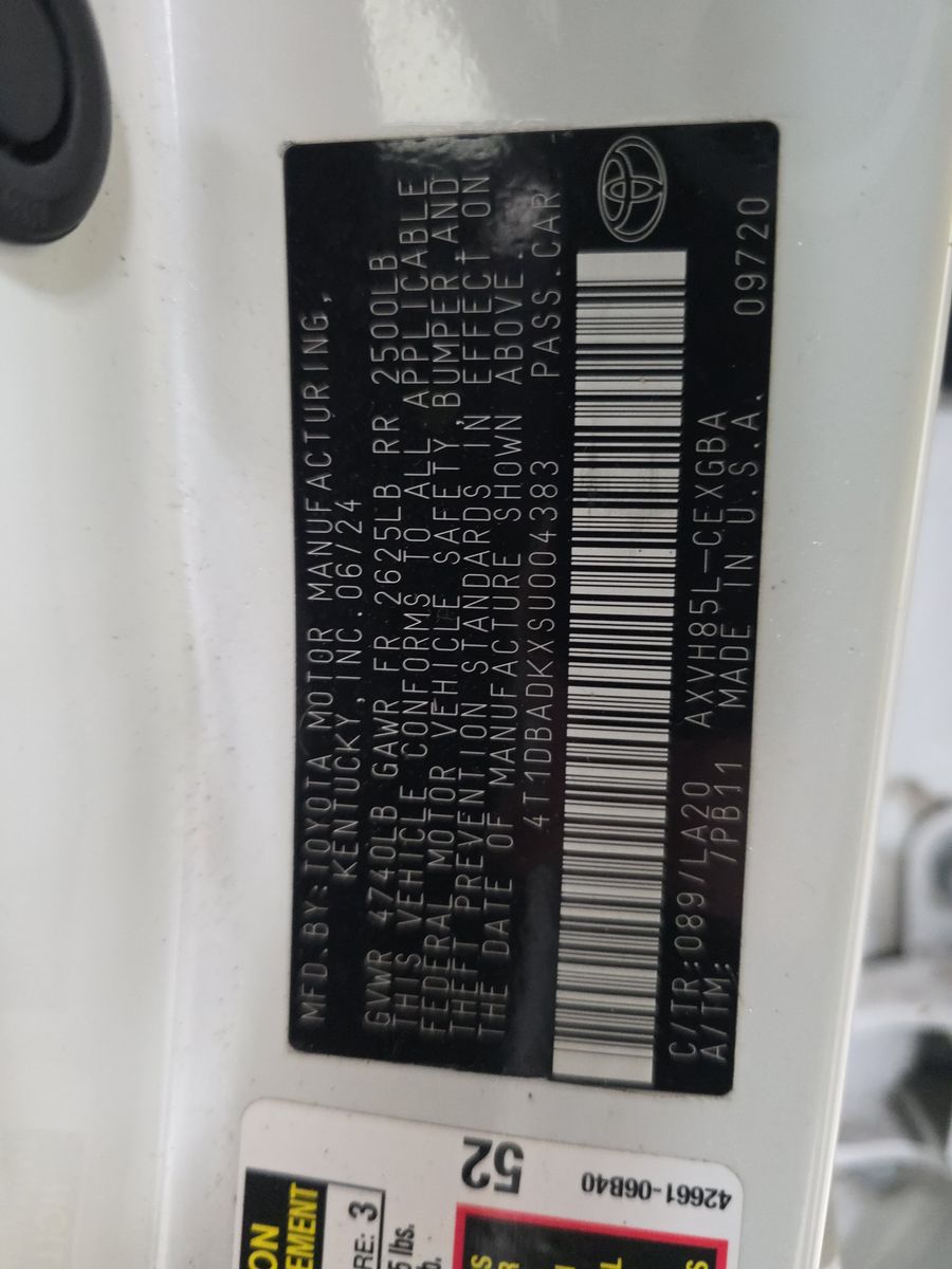 2025 Toyota Camry XLE AWD