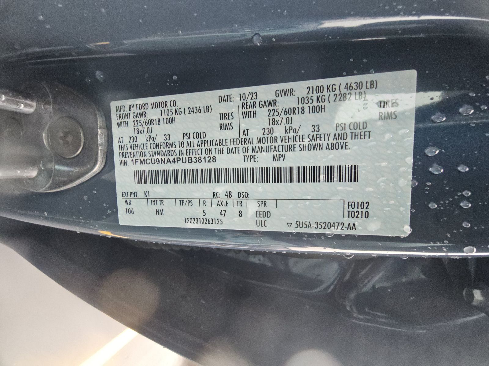 2023 Ford Escape ST-Line Select AWD