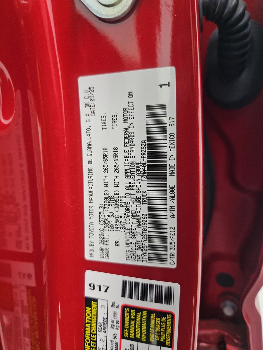 2025 Toyota Tacoma TRD Sport RWD