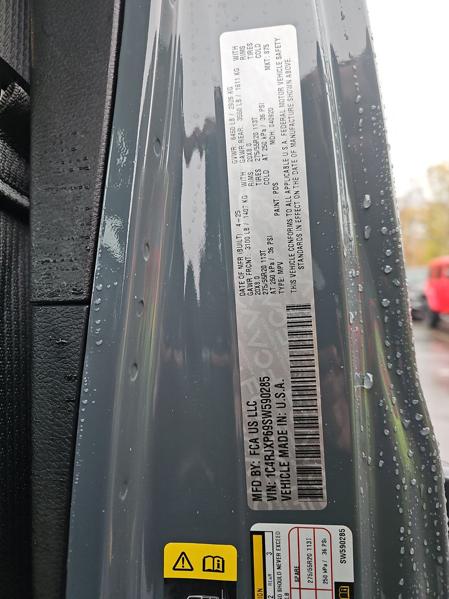 2025 Jeep Wrangler 4xe Backcountry AWD