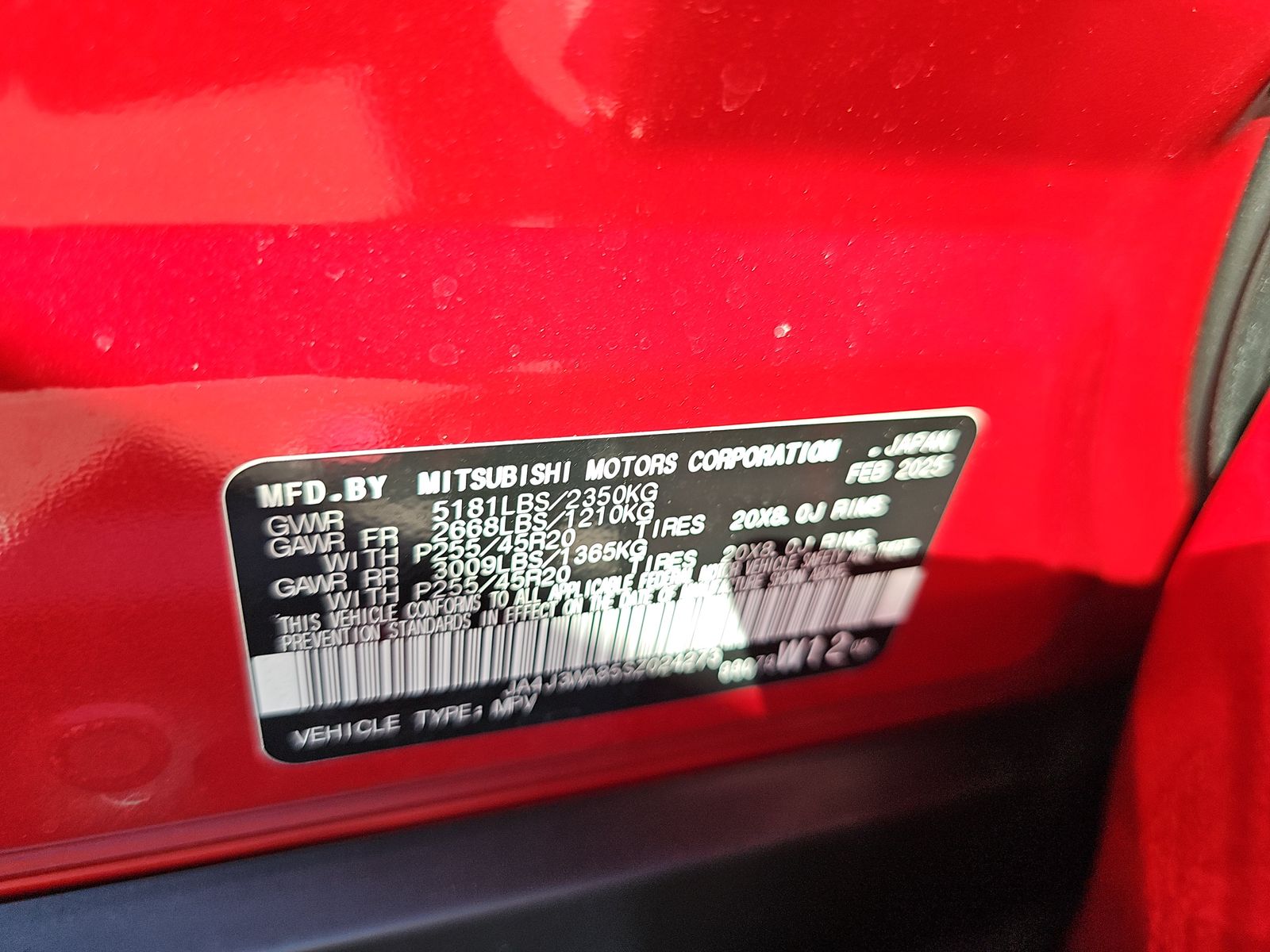 2025 Mitsubishi Outlander SEL FWD