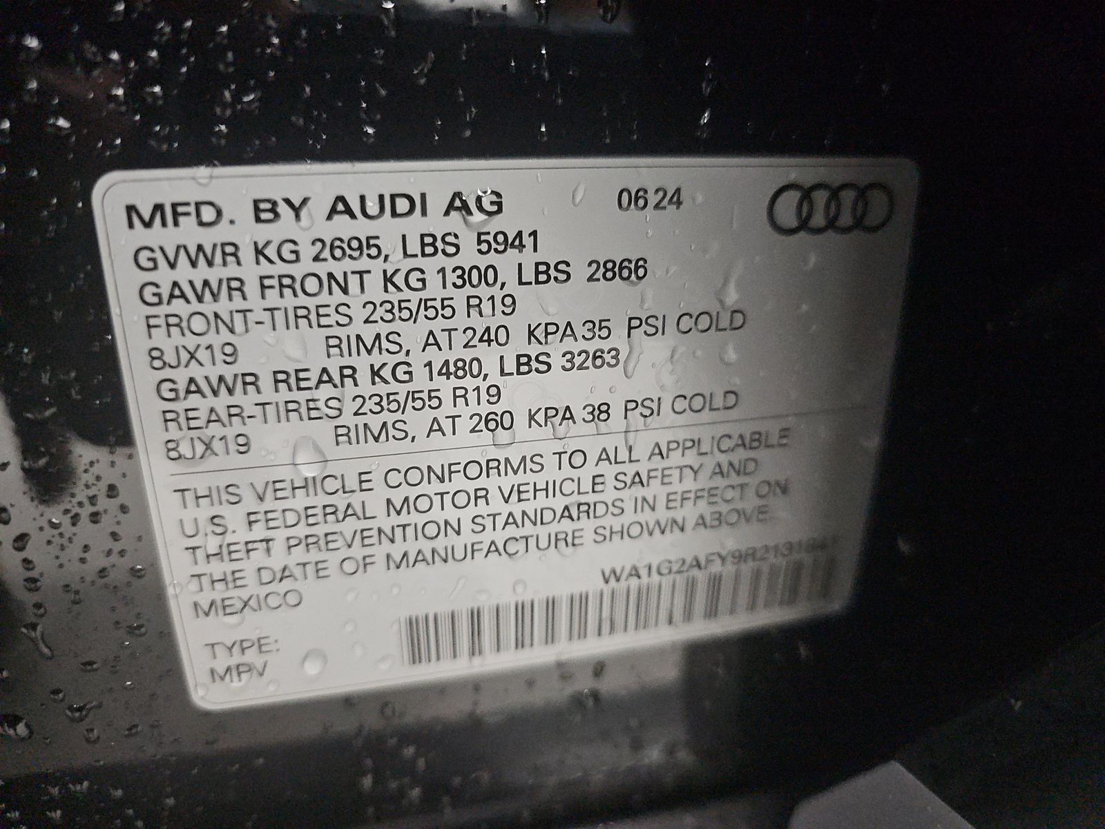 2024 Audi Q5 e Plug-In Hybrid S line Premium AWD