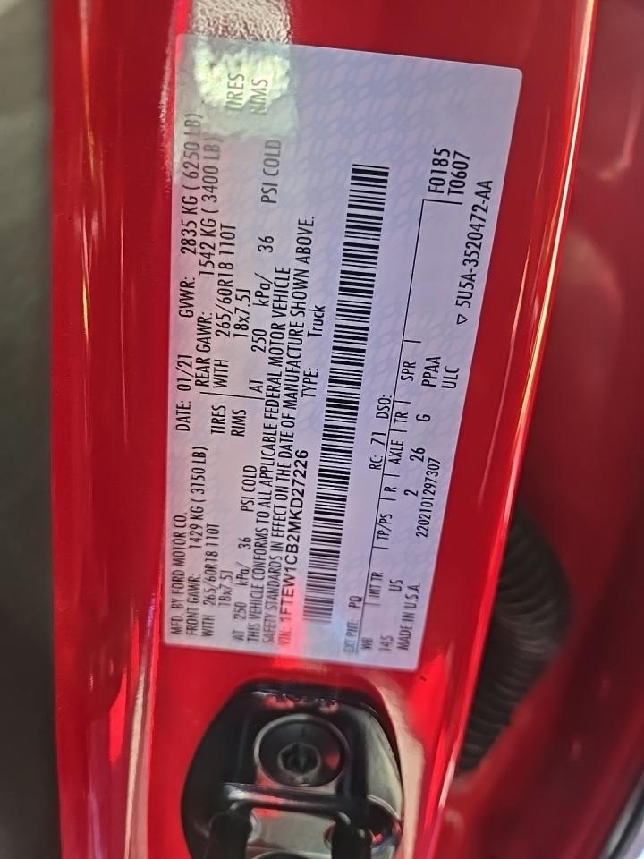 2021 Ford F-150 XLT RWD