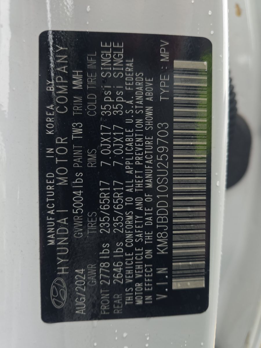 2025 Hyundai Tucson Hybrid Blue AWD