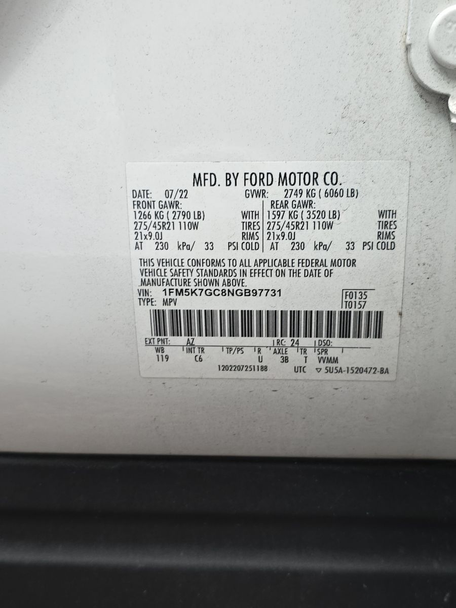 2022 Ford Explorer ST FWD