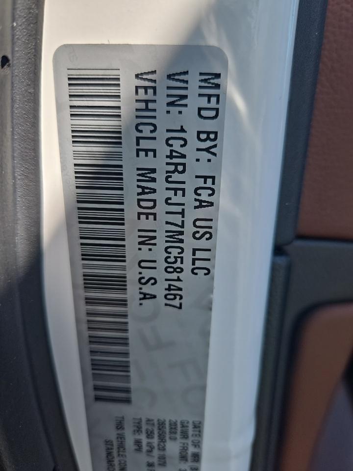 2021 Jeep Grand Cherokee Summit AWD