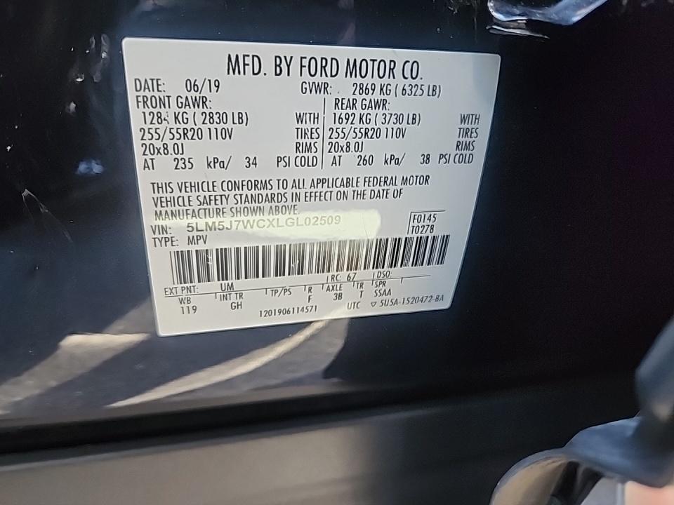 2020 Lincoln Aviator Reserve RWD