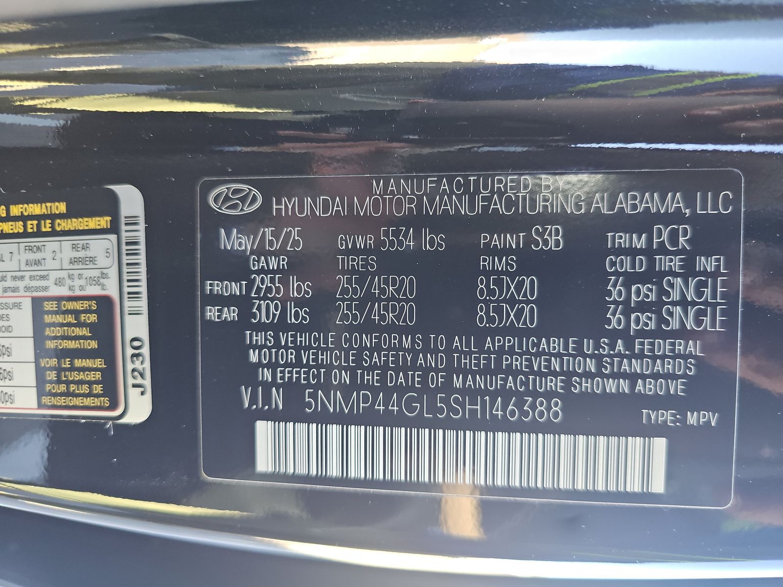 2025 Hyundai Santa Fe Limited FWD