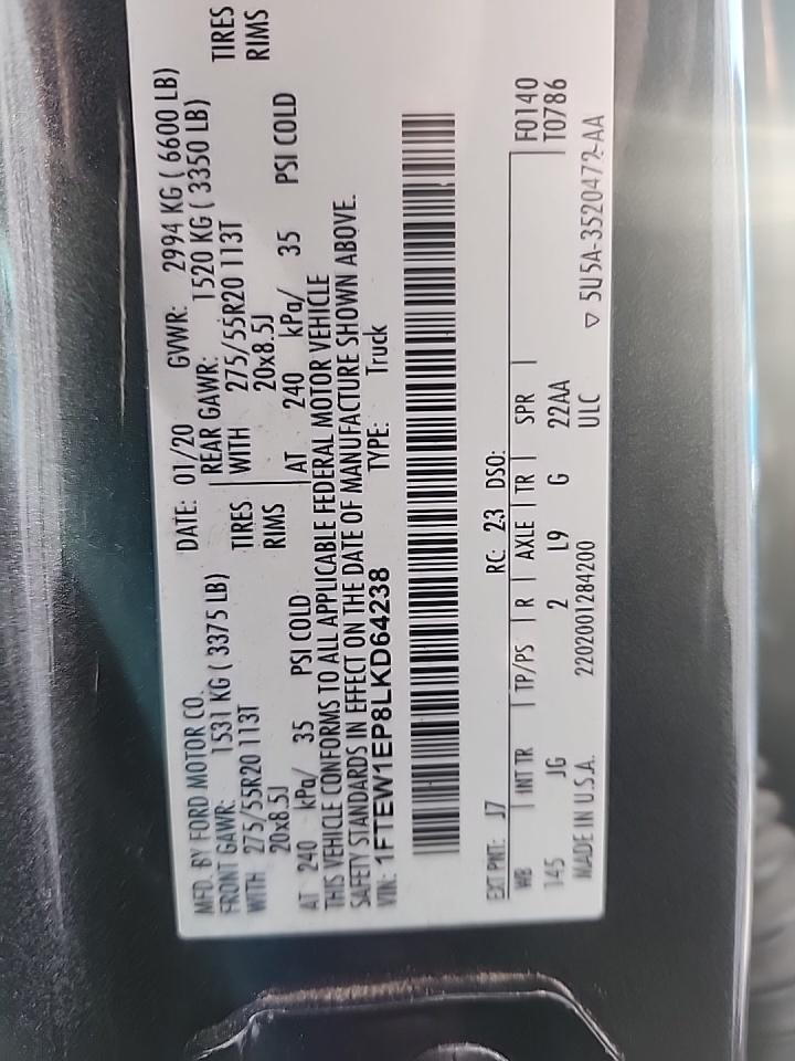 2020 Ford F-150 XL AWD