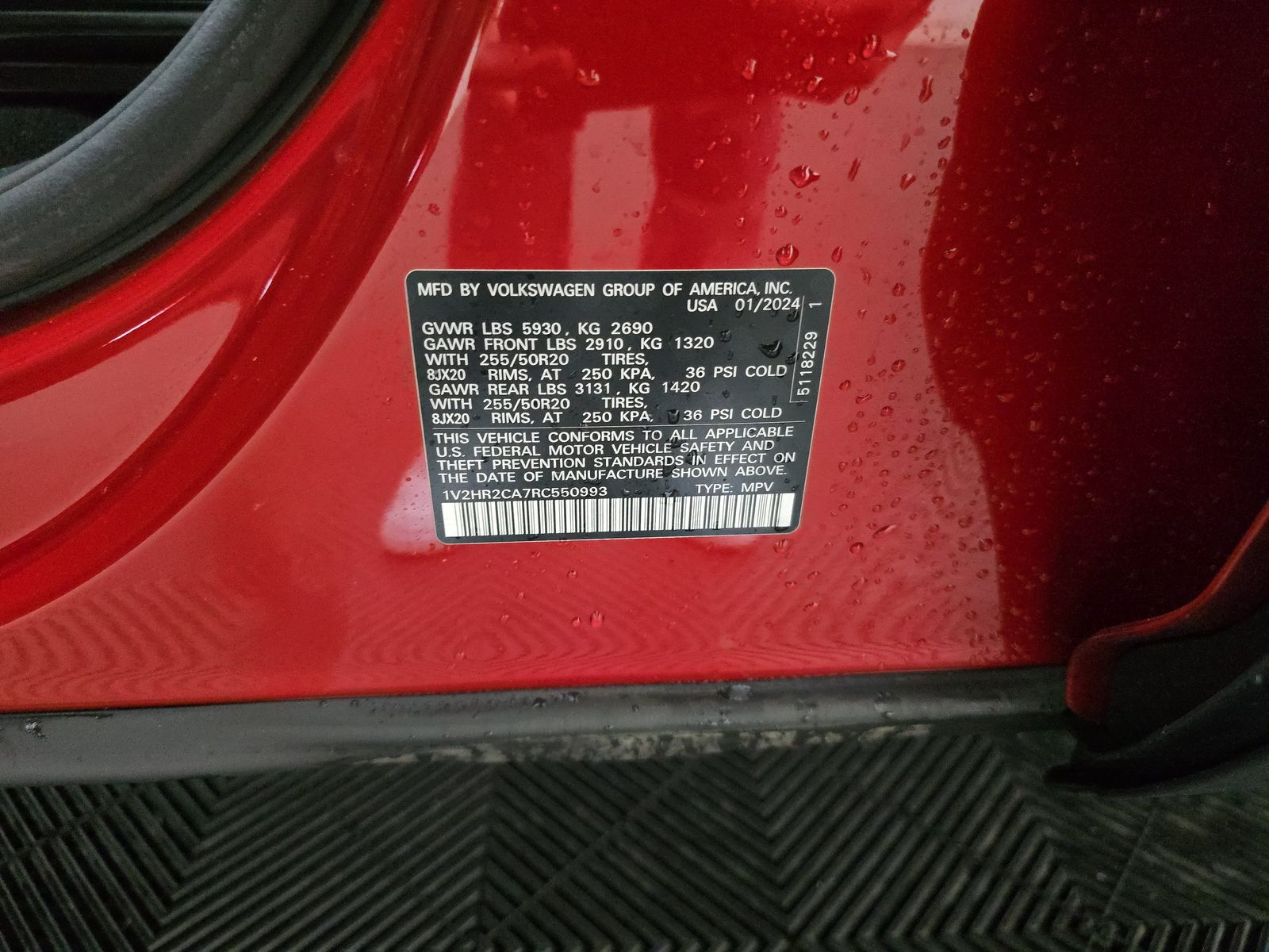 2024 Volkswagen Atlas 2.0T SE AWD