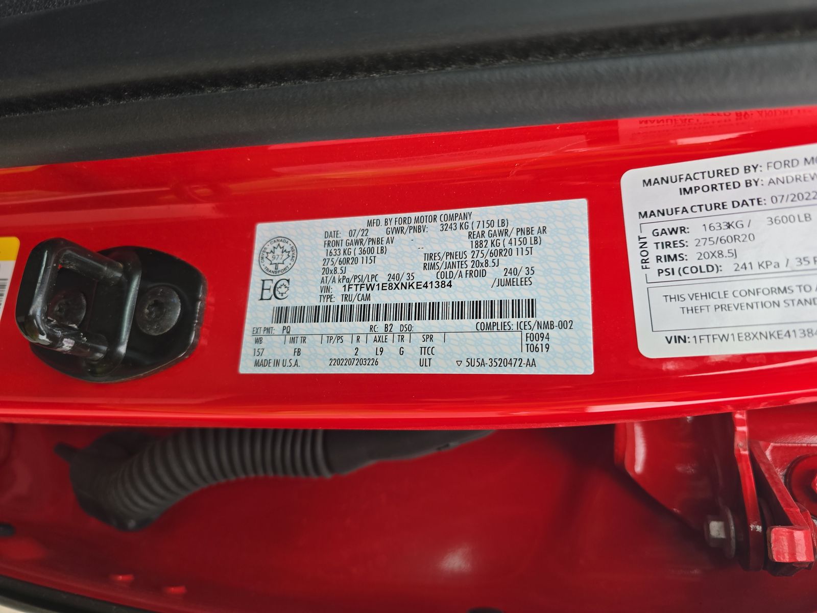 2022 Ford F-150 XLT AWD