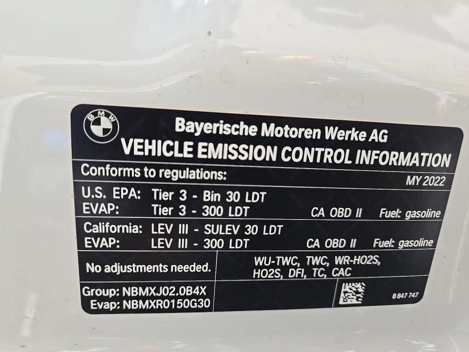 2022 BMW X4 xDrive30i AWD