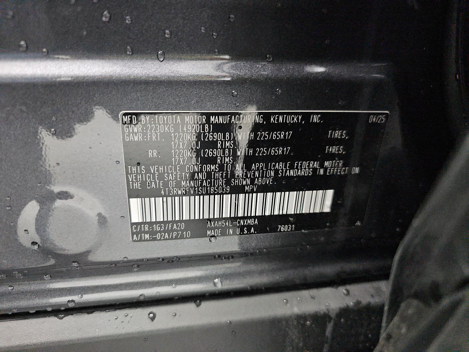 2025 Toyota RAV4 Hybrid XLE AWD