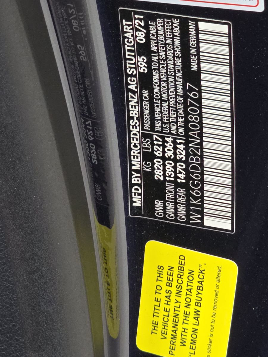 2022 Mercedes-Benz S-Class S 500 AWD