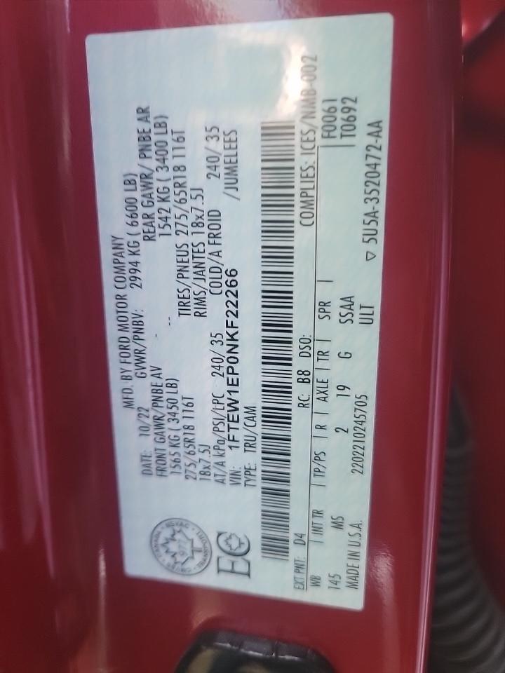 2022 Ford F-150 XLT AWD