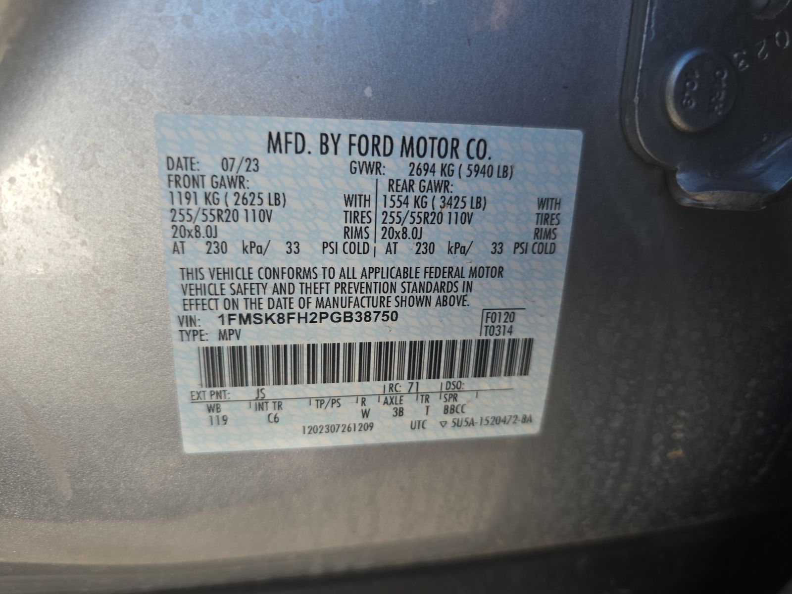 2023 Ford Explorer Limited AWD