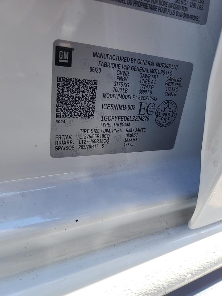 2020 Chevrolet Silverado 1500 LT Trail Boss AWD