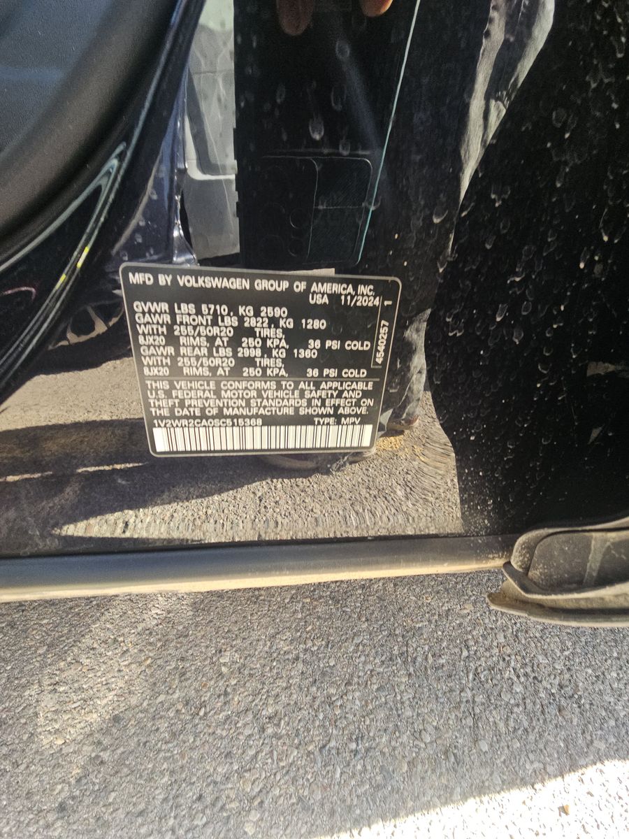 2025 Volkswagen Atlas 2.0T SE FWD