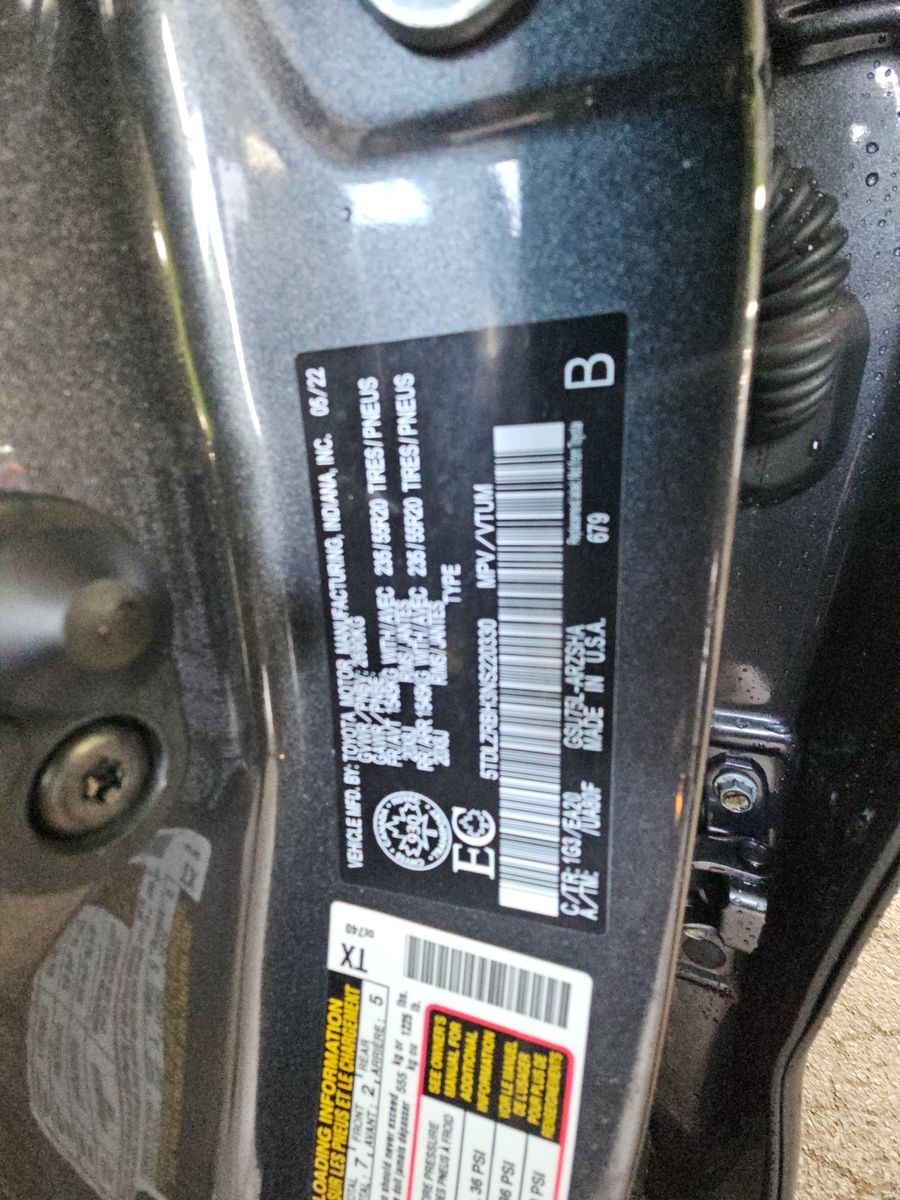 2022 Toyota Highlander XSE AWD