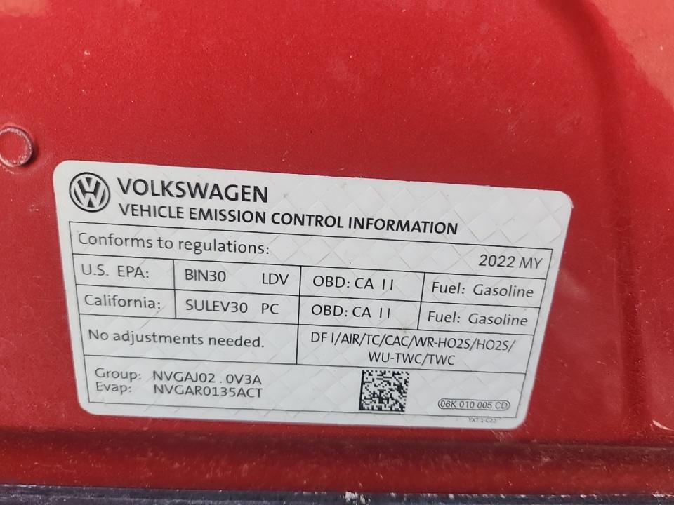 2022 Volkswagen Tiguan 2.0T SE AWD