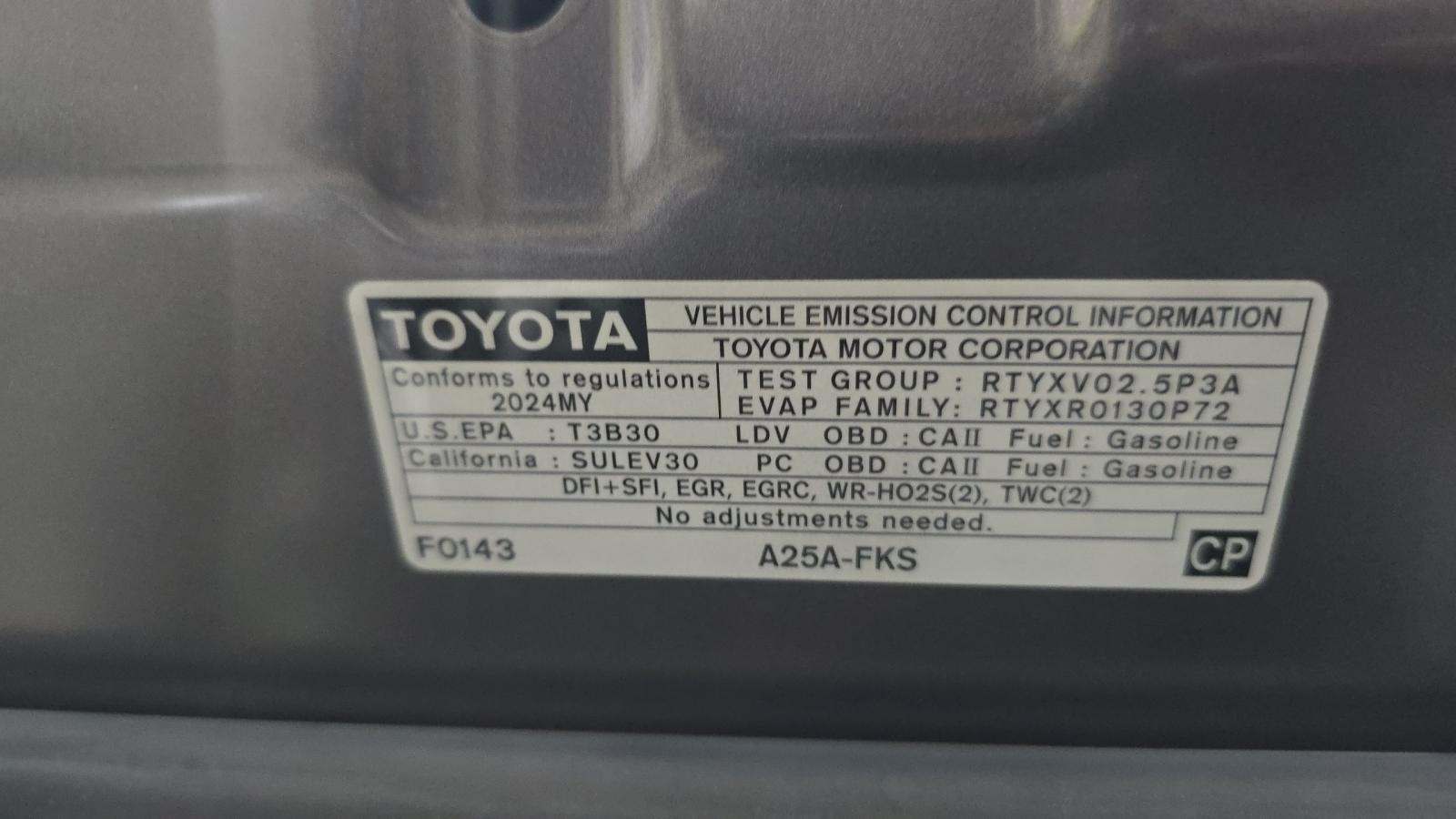 2024 Toyota Camry LE FWD