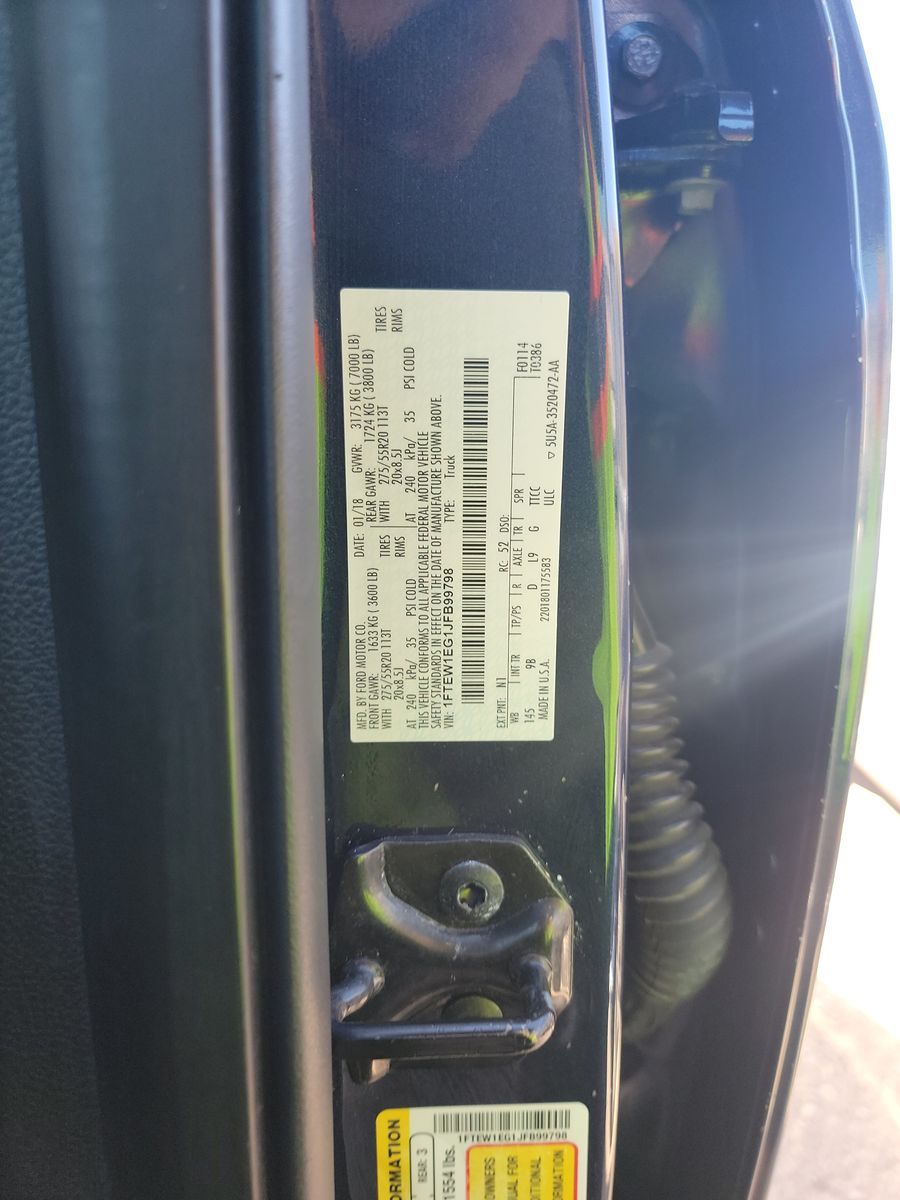 2018 Ford F-150 Platinum AWD