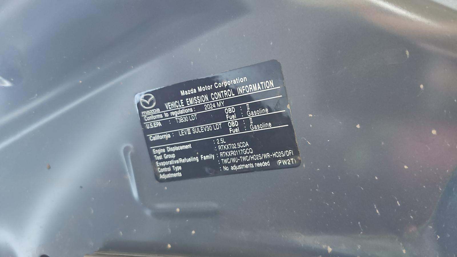 2024 MAZDA CX-5 2.5 S Carbon Edition AWD