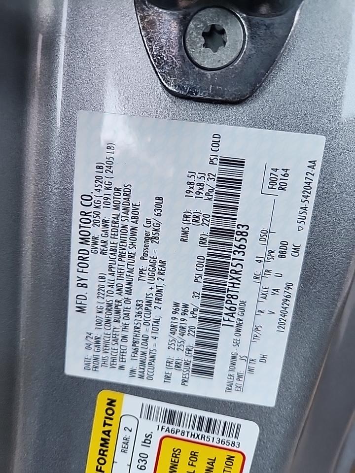 2024 Ford Mustang EcoBoost RWD