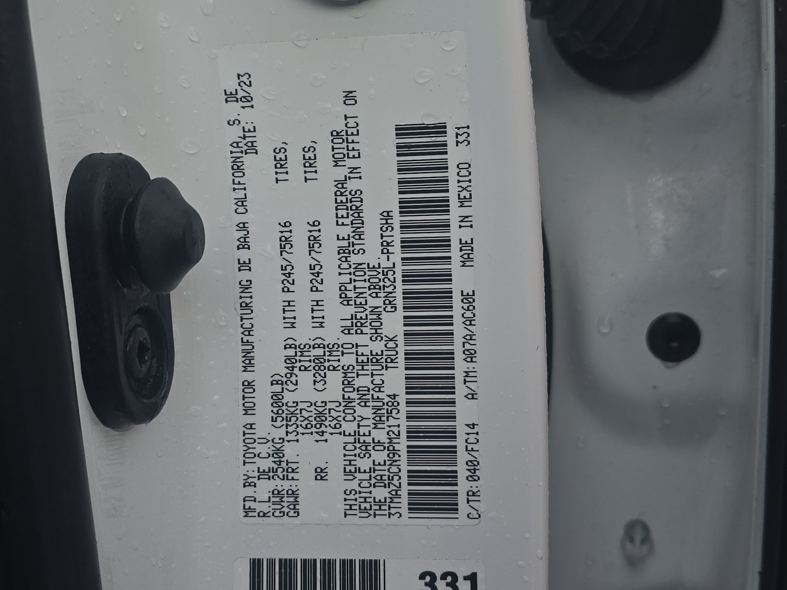 2023 Toyota Tacoma SR5 RWD