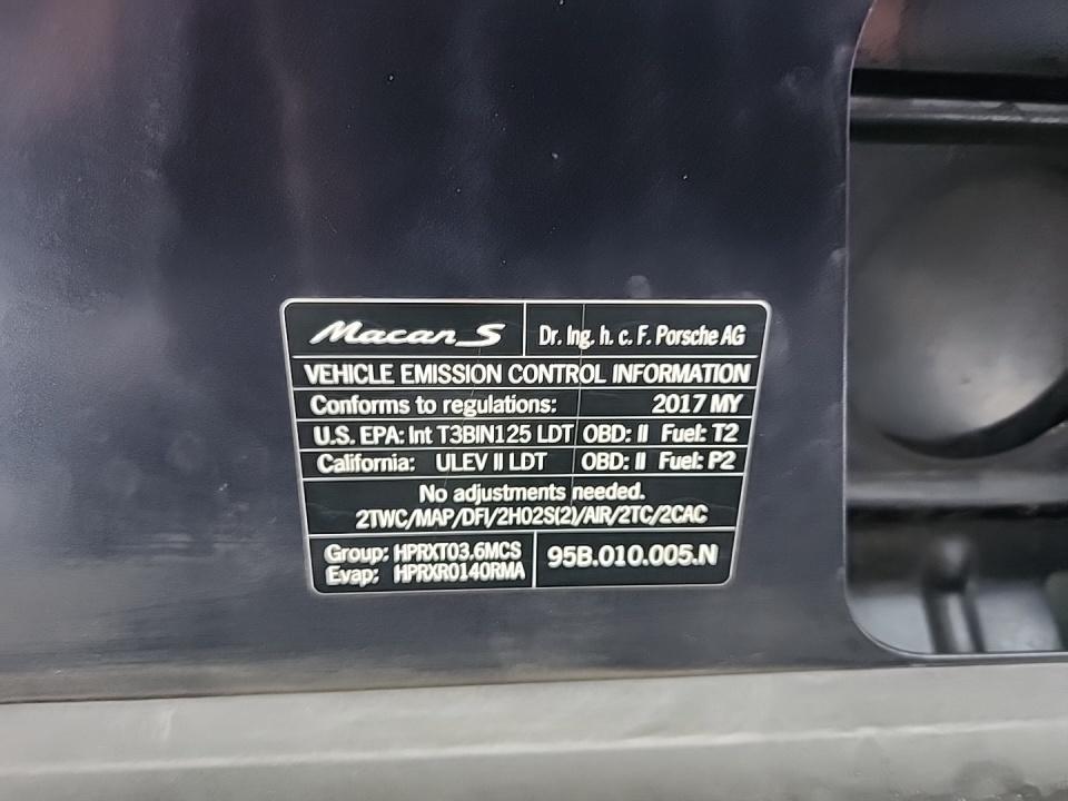 2017 Porsche Macan S AWD