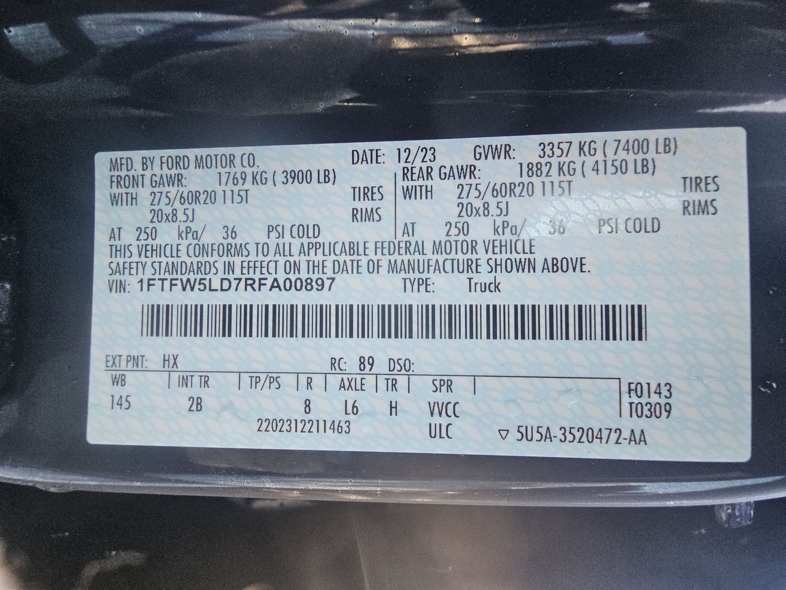 2024 Ford F-150 Hybrid Lariat AWD