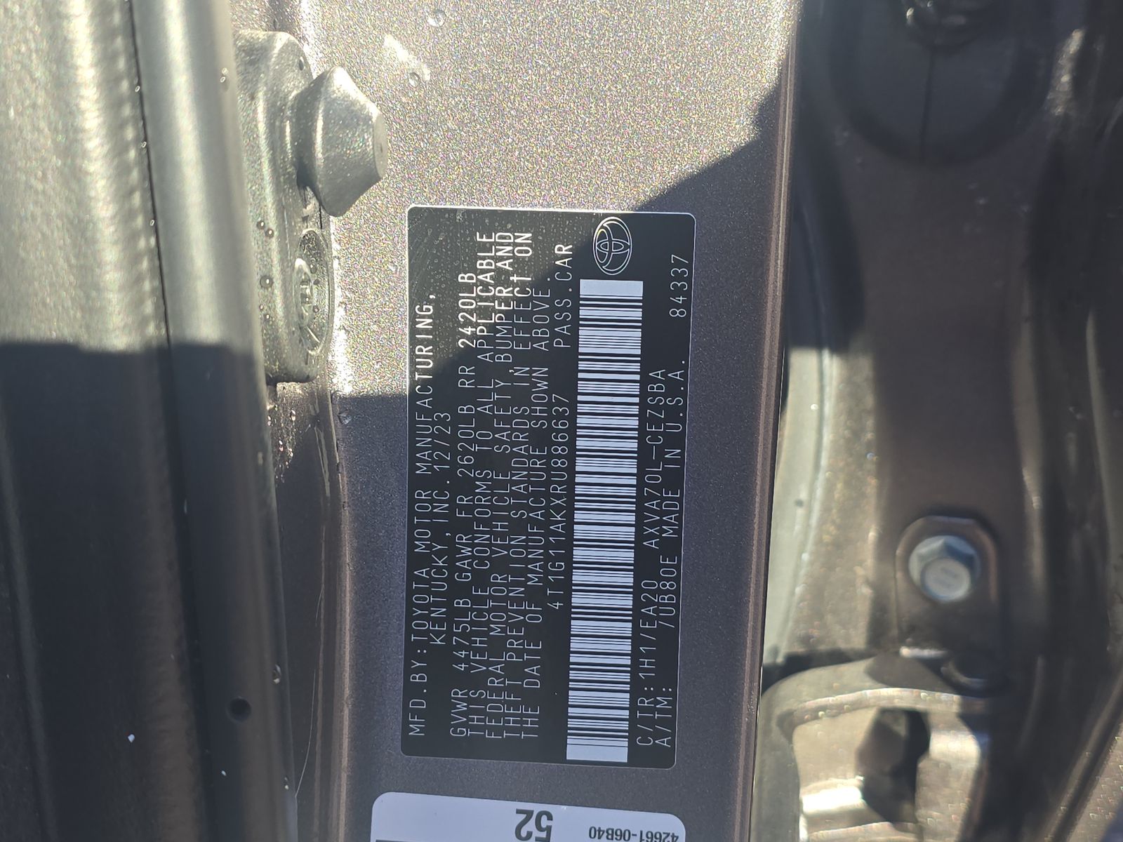 2024 Toyota Camry SE FWD