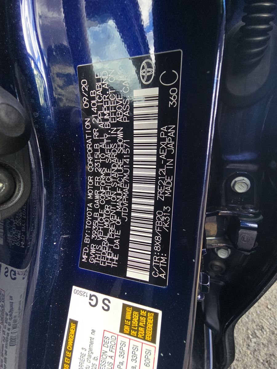 2021 Toyota Corolla LE FWD