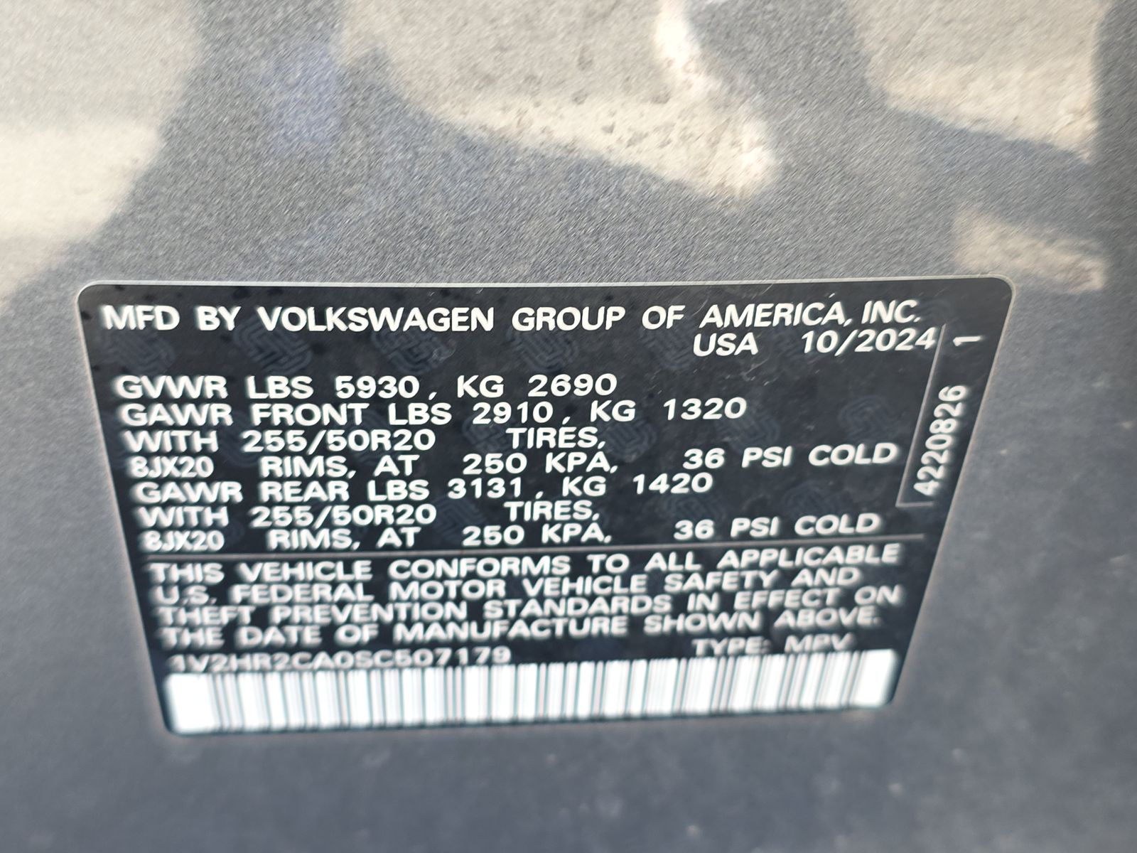 2025 Volkswagen Atlas 2.0T SE AWD