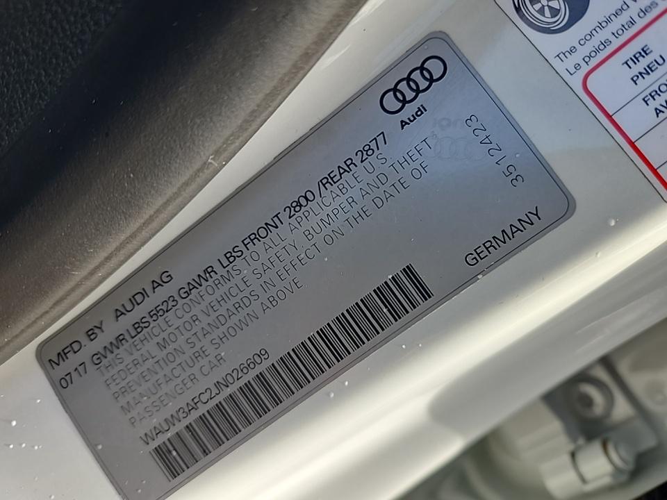 2018 Audi A7 3.0T Premium Plus AWD