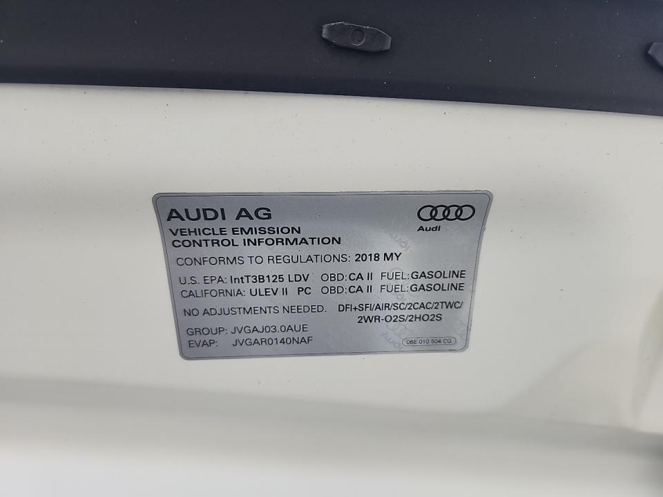 2018 Audi A7 3.0T Premium Plus AWD