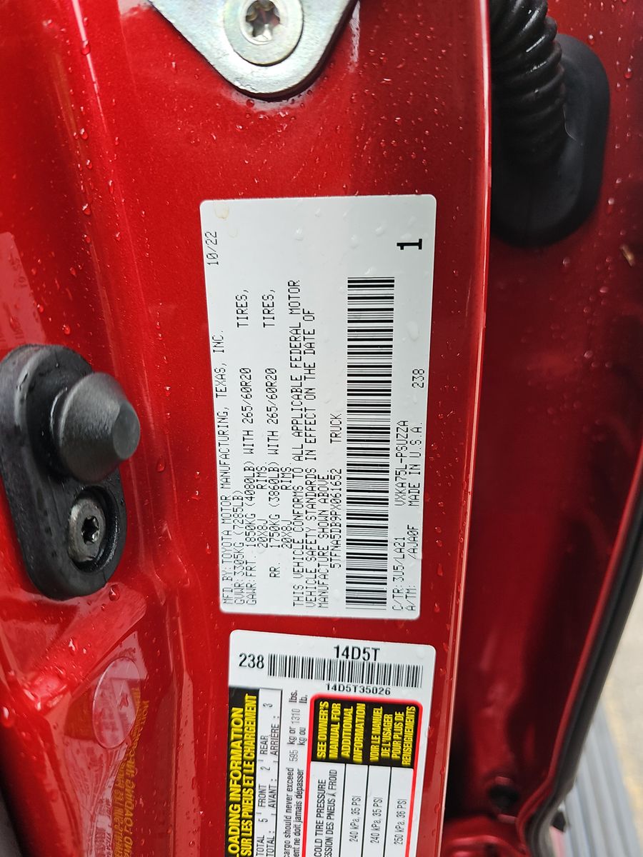 2023 Toyota Tundra Platinum AWD