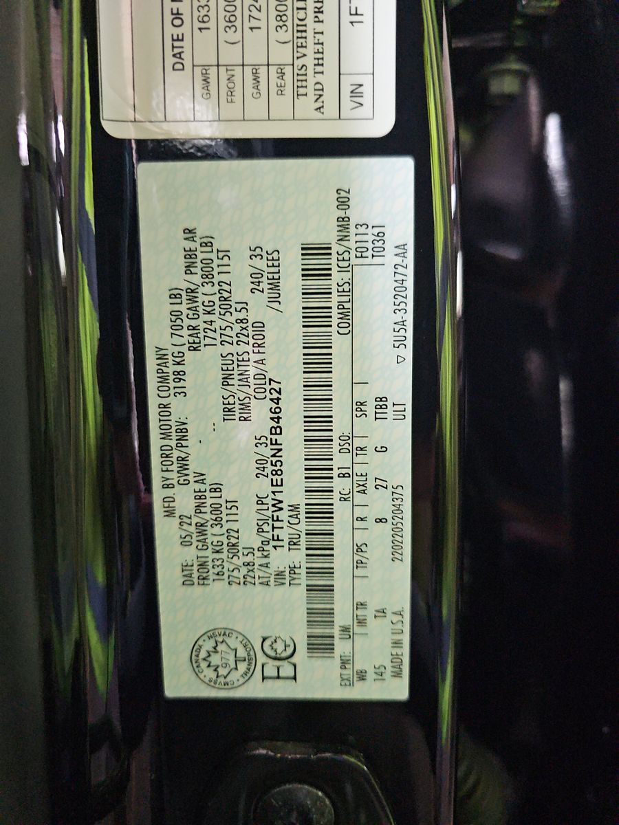 2022 Ford F-150 Limited AWD