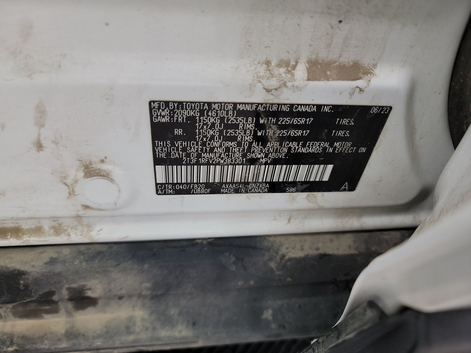 2023 Toyota RAV4 LE AWD