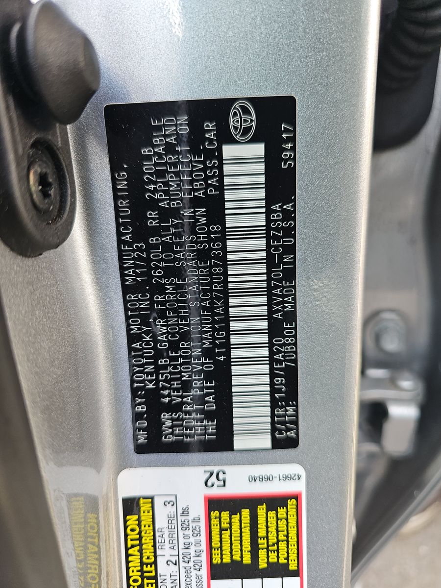 2024 Toyota Camry SE FWD