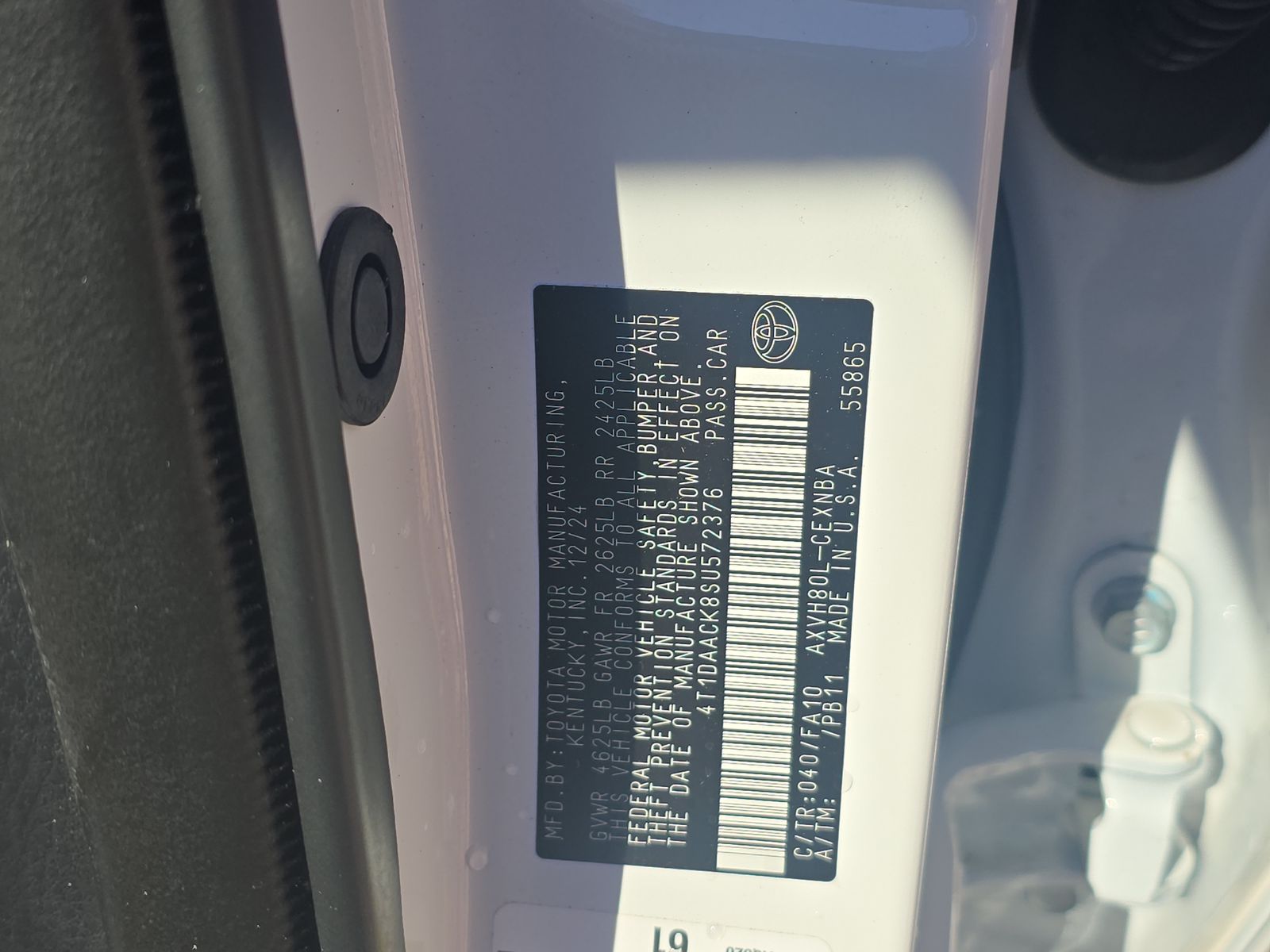 2025 Toyota Camry LE FWD