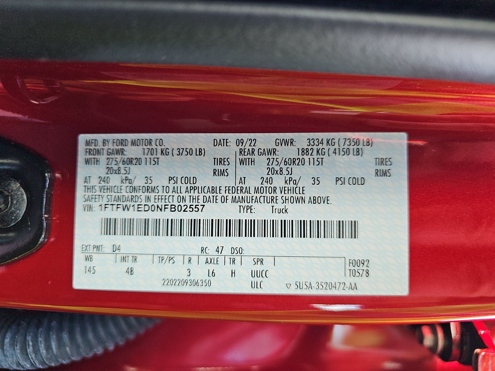 2022 Ford F-150 Hybrid XLT AWD