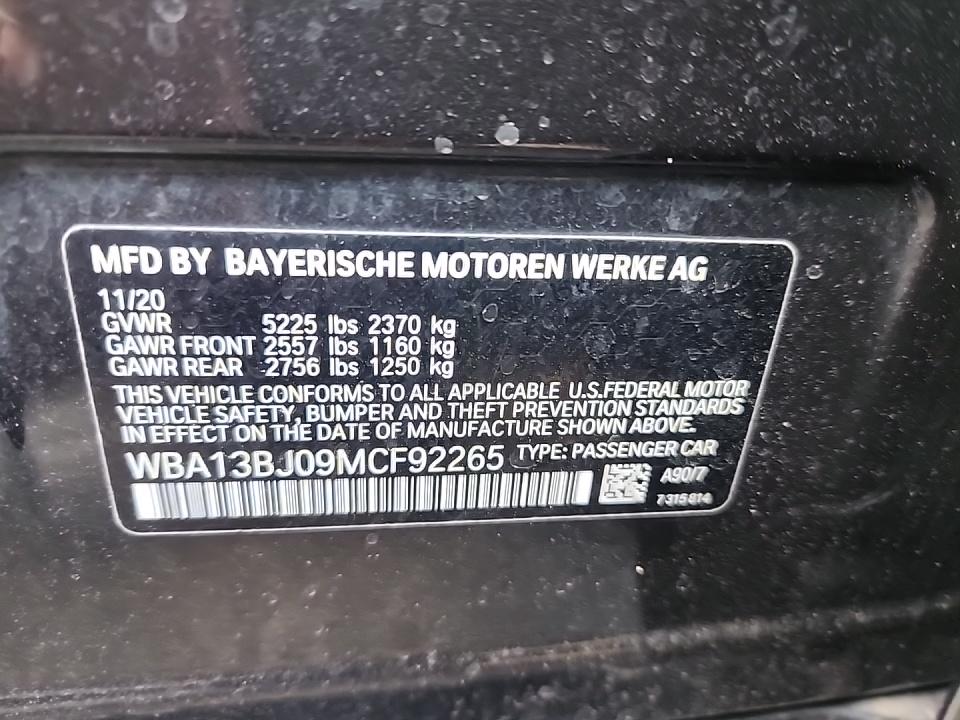 2021 BMW 5 Series 530i xDrive AWD