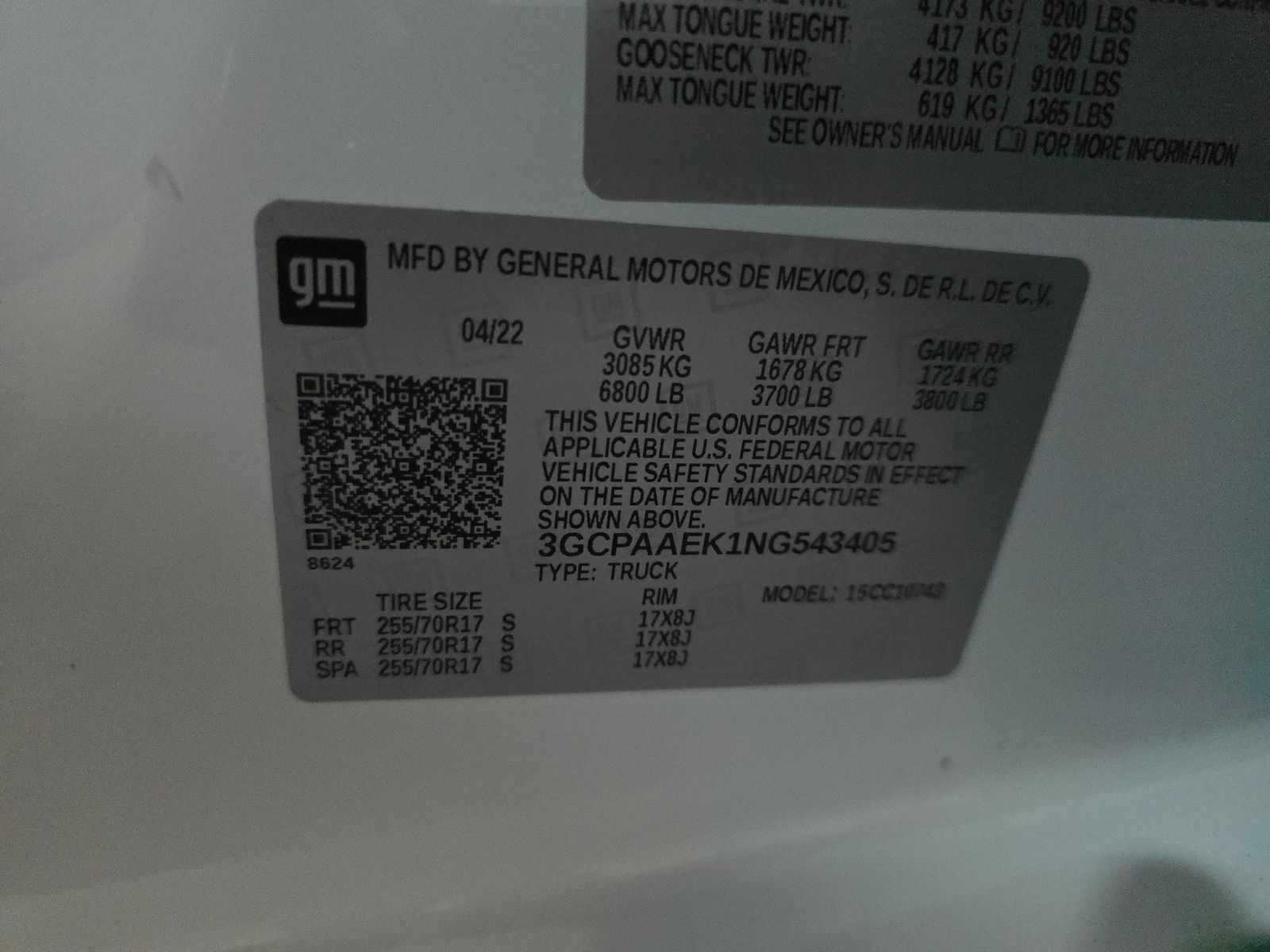 2022 Chevrolet Silverado 1500 Work Truck RWD